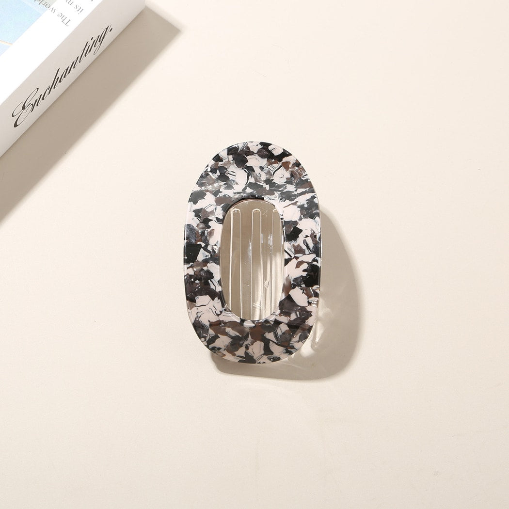 Beau - Women's Acetate Oval Hair Clip