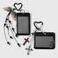 Keypus - Y2K Dark Wing and Cross Keychain