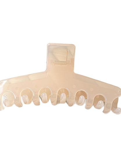 Beau - Minimalist Solid Color Plastic Claw Clip
