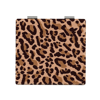 Mirroray - Retro Leopard Print Foldable Compact Mirror