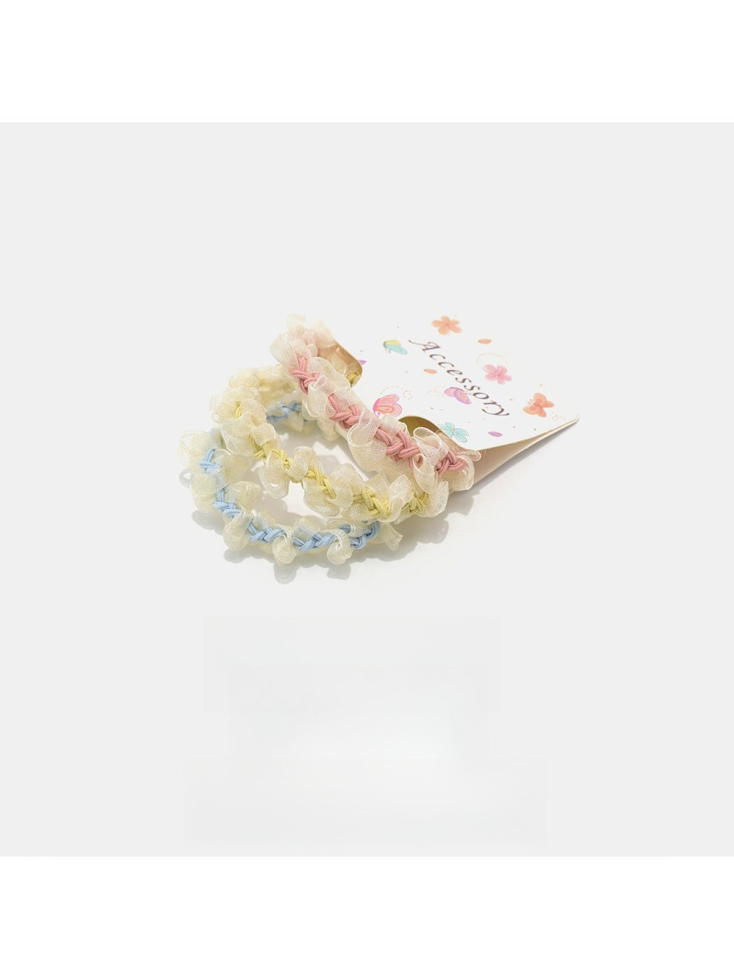 Gifty - 3 Piece Mesh Spiral Scrunchies