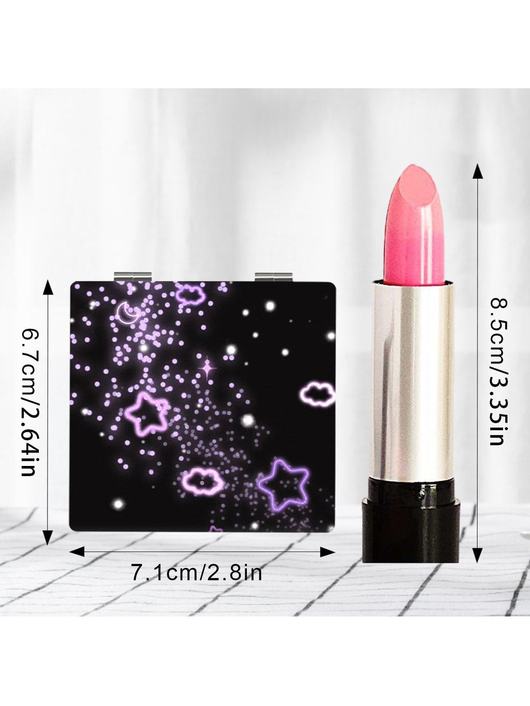 Mirroray - Y2K Style Foldable Compact Makeup Mirror