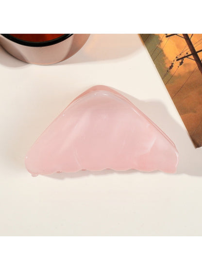 Beau - Marble Pattern Triangular Hair Claw