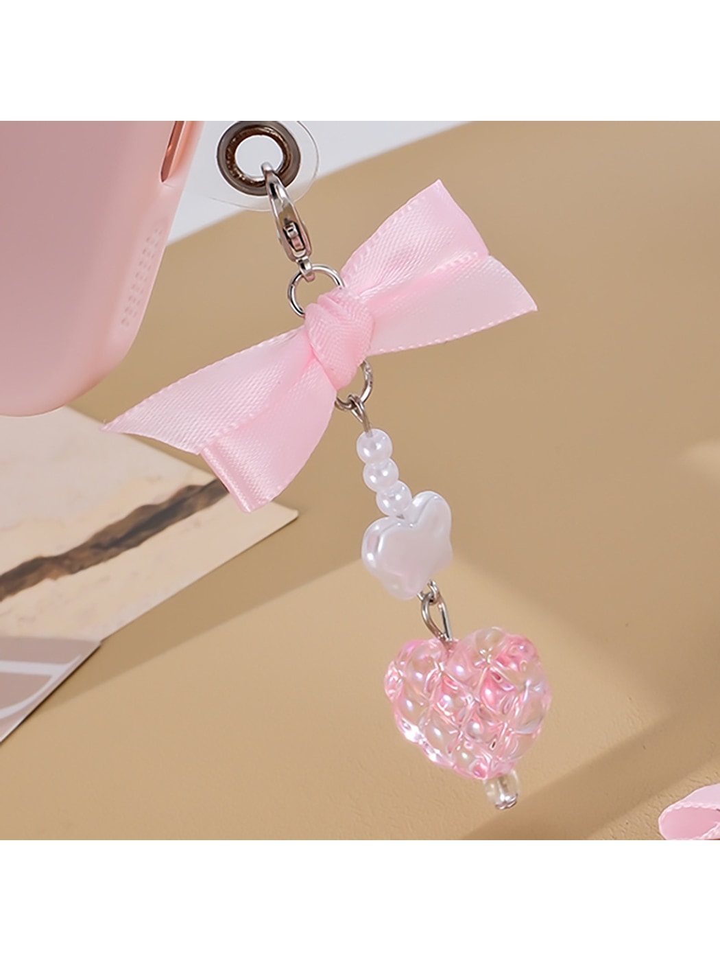 Keypus - Sweet Bow Charm Bag Hanging Decorative Keychain