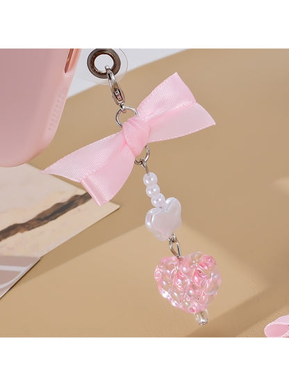 Keypus - Sweet Bow Charm Bag Hanging Decorative Keychain