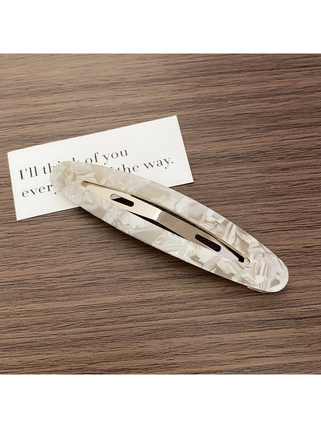 Beau - Elegant Openwork Willow Leaf Shaped Hair Clip