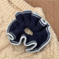Gifty - Cute Knit Color Edge Scrunchie