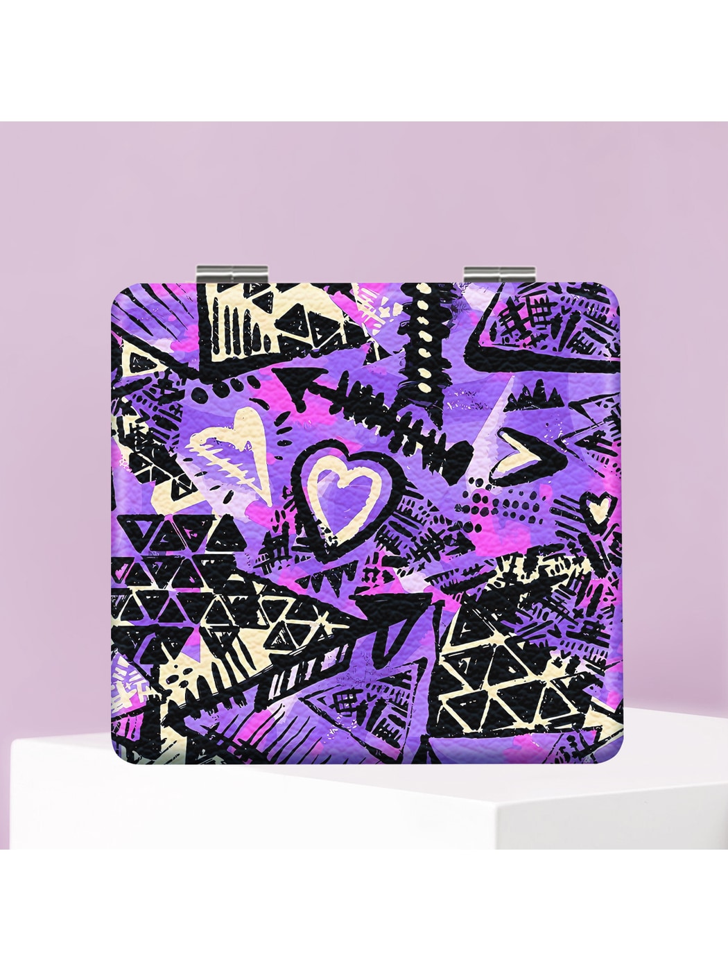 Mirroray - Y2K Graffiti Square Foldable Pocket Mirror
