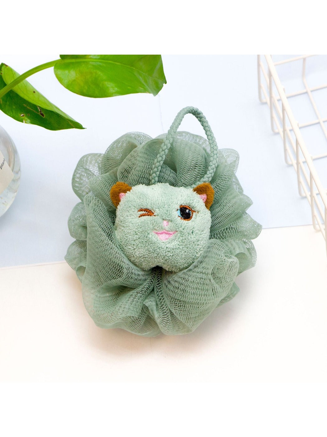 PAPO - Animal Face Bath Pouf