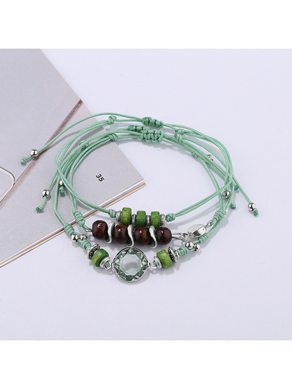 Lovra - Bohemian Beaded Layered Strand Bracelet
