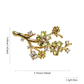 Brovia - Vintage Plum Blossom Rhinestone Brooch