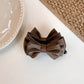 Beau - Elegant Solid Bow Banana Clip