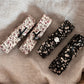Beau - Floral Bow Detail Fabric Banana Clip