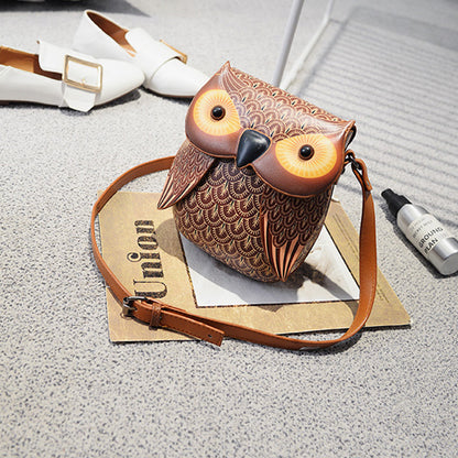 Bacio - Owl-Shaped Mini Crossbody Bag