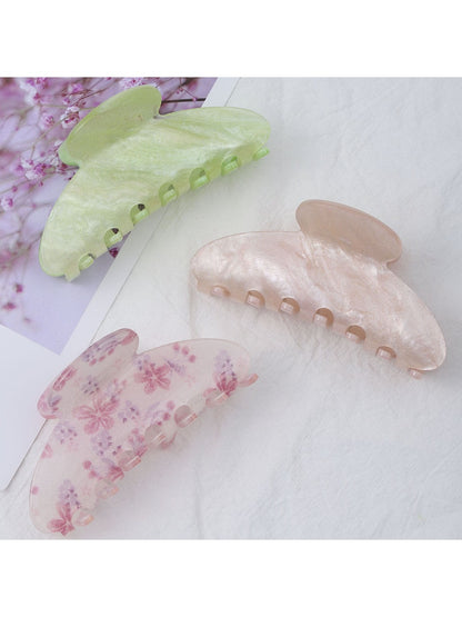 Beau - Pastel Colored Half Moon Claw Clip
