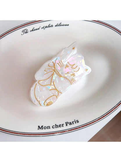 Beau - Cute Cat Acetate Hair Claw Clip