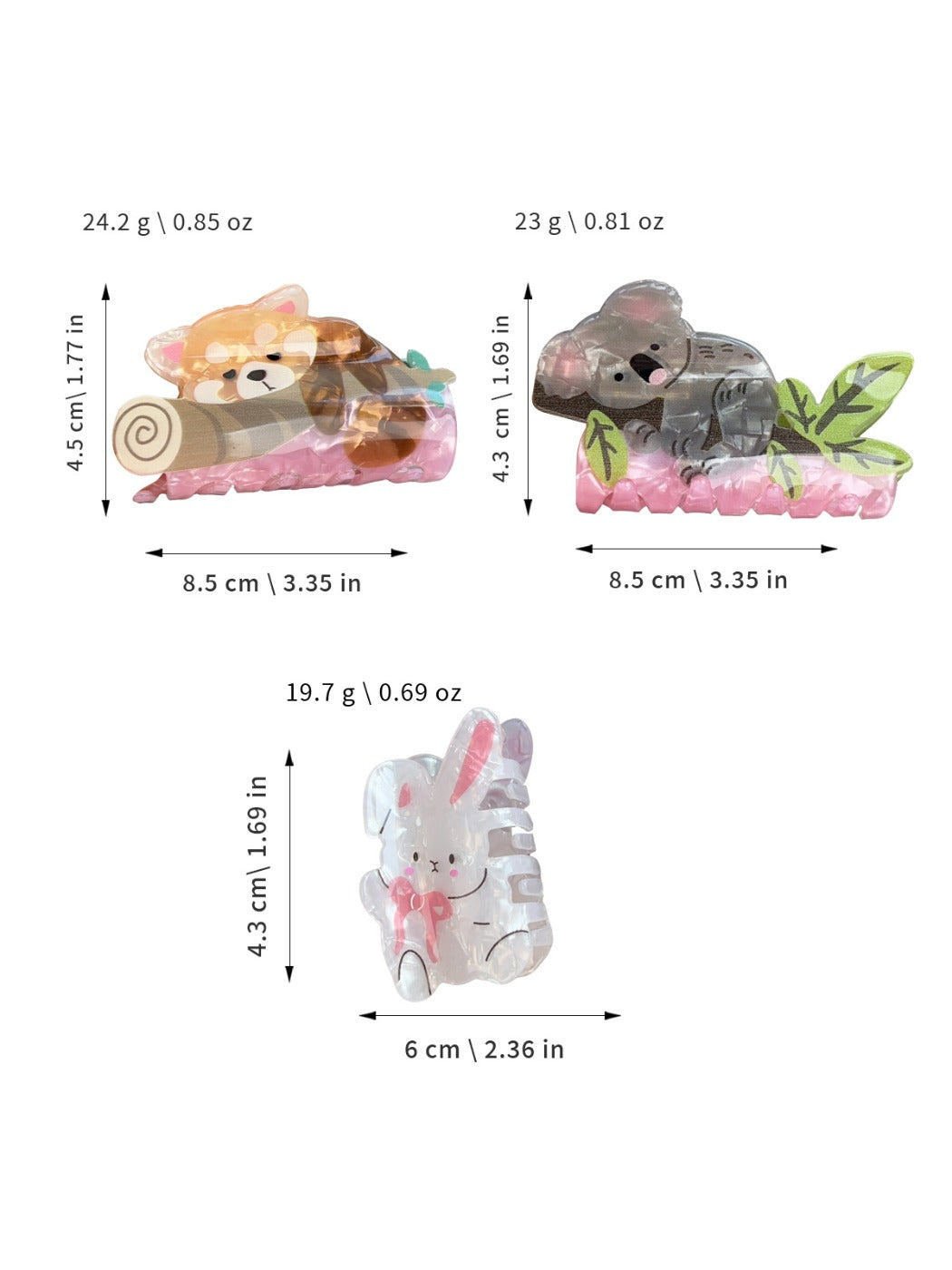 Beau - 3D Animal-Shaped Hair Clip