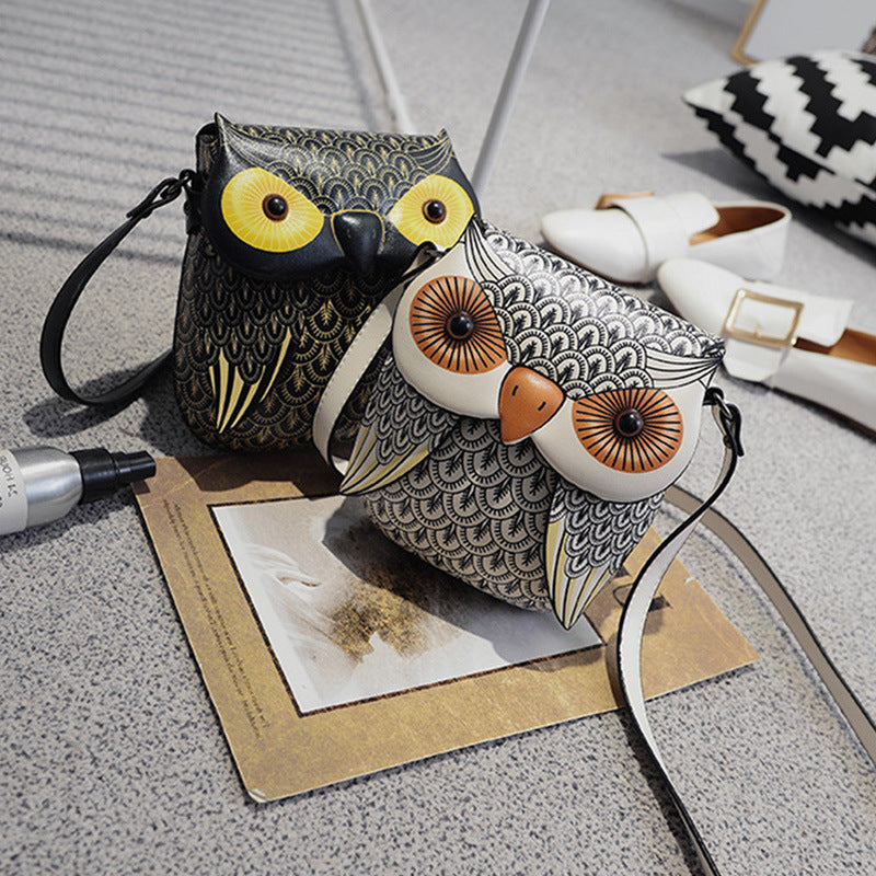 Bacio - Owl-Shaped Mini Crossbody Bag