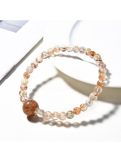 Lovra - Minimalist Color Blocked Crystal Beaded Bracelet