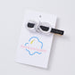 Beau - Stripe Bowtie Hair Clip