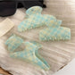Beau - Classy Plaid Hair Claw Clip