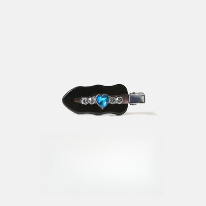 Beau - Modern Heart Accent Acrylic Side Barrette