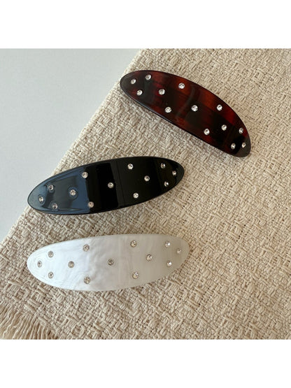 Beau - Chic Polka Dot Oval Hair Clip