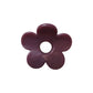 Beau - Chic Glossy Flower Shape Plastic Claw Clip