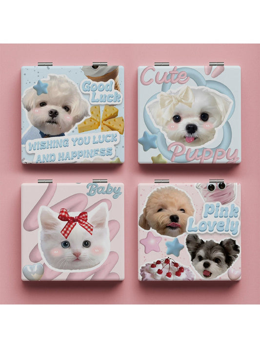 Mirroray - Cute Puppy Pattern Vanity Mirror