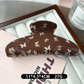 Beau - Faux Acetate Butterfly Geometric Hair Claw Clip