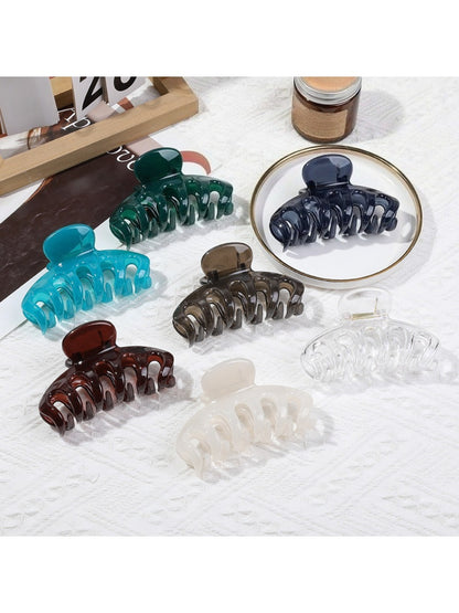 Beau - Minimalist Pumpkin Shaped Hair Claw Clip