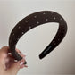 Gifty - Padded Dotted Fabric Finish Headband