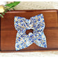 Gifty - Floral Print Polyester Fabric Scrunchie