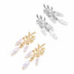 Earedge - Hollow Irregular Drop Dangle Earrings