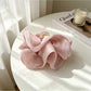 Beau - Ruched Cloud Polyester Banana Hair Clip