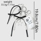 Keypus - Lace Bow Plush Bone Shape Keychain