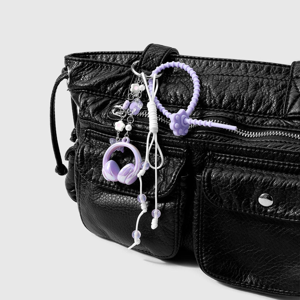 Keypus - Elegant Headphone Charm Keychain