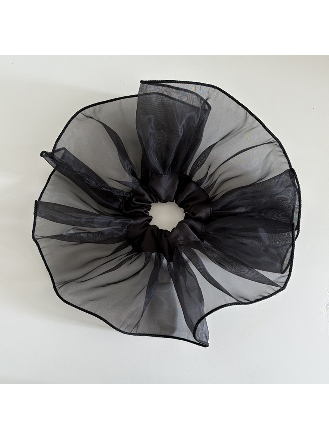 Gifty - Sheer Ruffled Ballet Style Hair Scrunchie