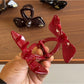 Beau - Bow Shape Glossy Plastic Claw Clip
