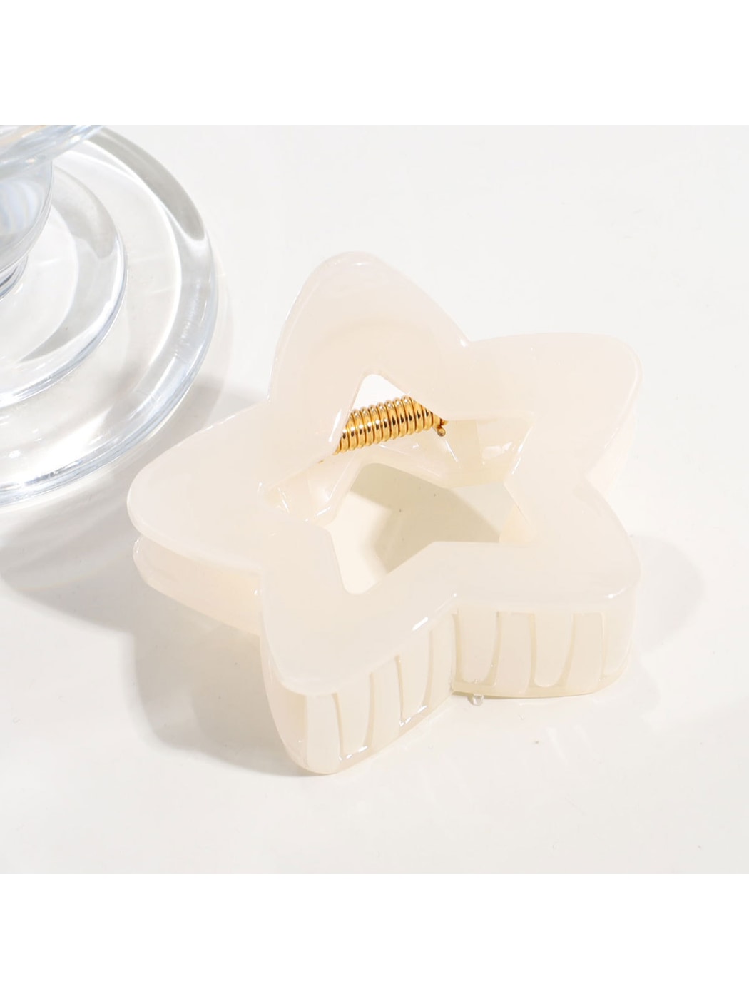Beau - Sweet Style Star-Shaped Plastic Alloy Claw Clip