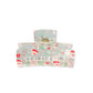Beau - Christmas Transparent Santa Print Claw Clip