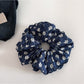 Gifty - Retro Blue Fashion Scrunchie