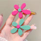 Beau - Floral Bar-Shaped Hair Clip