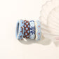 Gifty - Elastic Colorful Towel Hair Ring Set