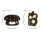 Beau - Cute Mushroom and Squirrel Style Claw Clip