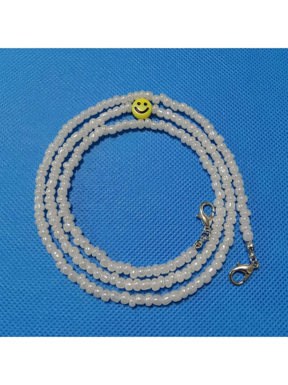 Velra - Beaded Smiley Face Eyeglass Strap