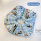 Gifty - Adorable Bear Striped Scrunchie