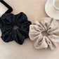 Gifty - Simple Floral Knitted Scrunchie