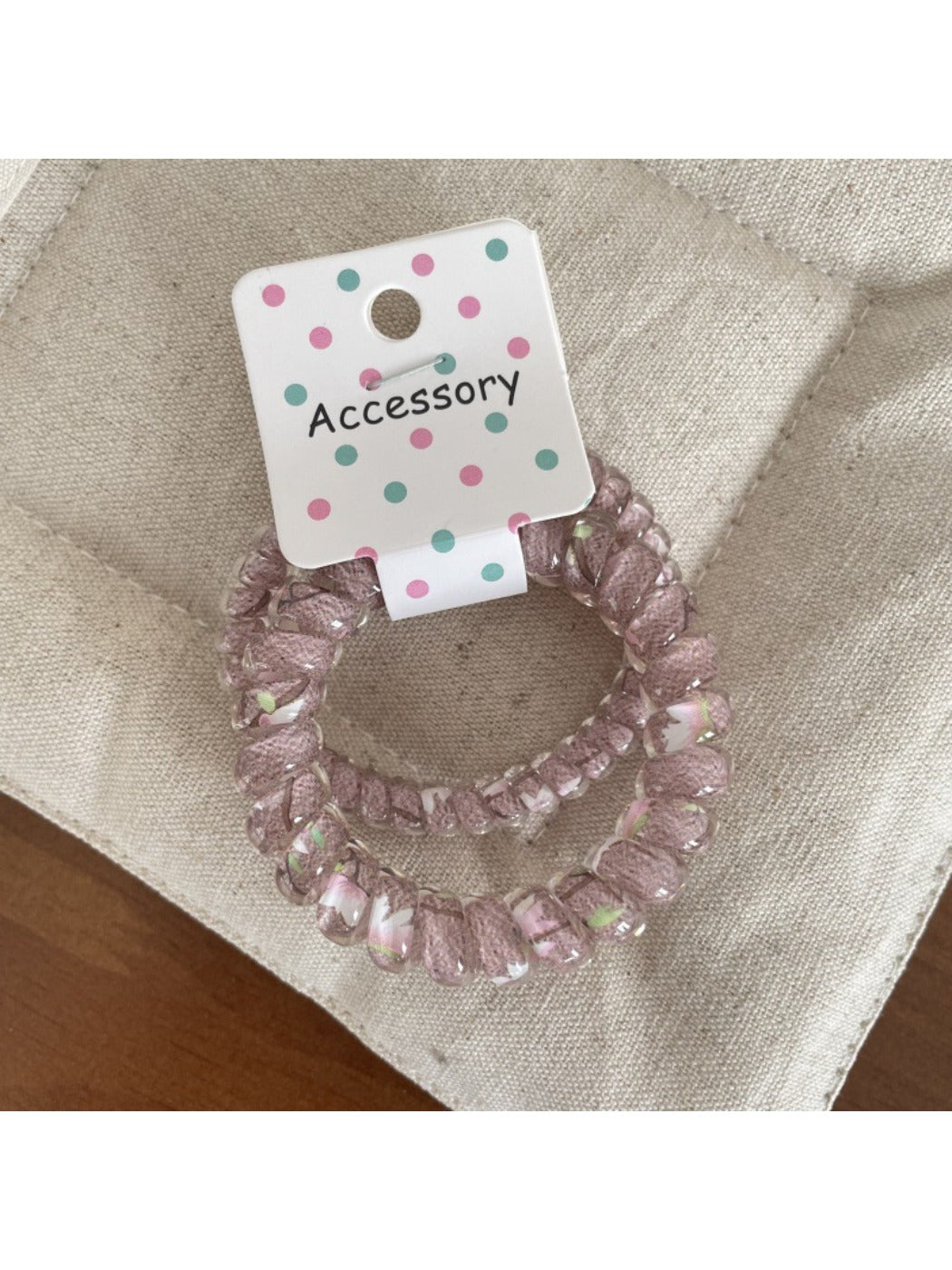 Gifty - Cute Spiral Hair Ties - 2 Pack