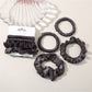 Gifty - Pastel Ruffled Hair Ties Set